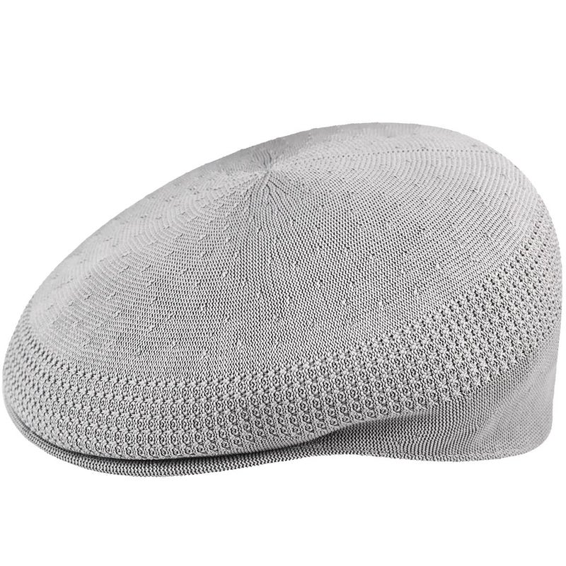 KANGOL قبعة كانغول تروبيك 504 فنتير المسطحة للرجال والنساء، كبير جداً، رمادي - Image 1